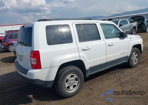 2014 Jeep Patriot Sport from USA, damaged, VIN 1C4NJRBB3ED886353